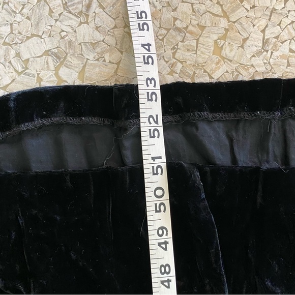 Stunning Elizabeth Wayman Designer black velvet evening gown excellent Size 12 - Picture 8 of 8